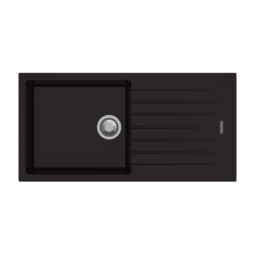 Carysil D100L Tip Toe Single Bowl with Drainer Kitchen sink Carysil D100L Tip Toe Single Bowl with Drainer Kitchen sink