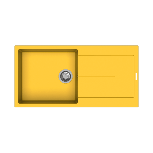 Carysil D100L Enigma Single Bowl with Drainer Kitchen sink