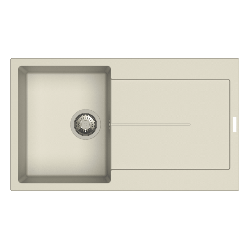 Carysil D100 Enigma Single Bowl with drainer Kitchen Sink