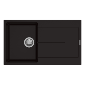 Carysil D100 Enigma Single Bowl with drainer Kitchen Sink