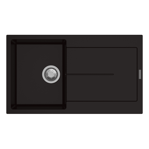 Carysil D100 Enigma Single Bowl with drainer Kitchen Sink