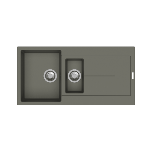 Carysil D150 Enigma Single Bowl with Drainer Kitchen sink