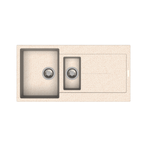 Carysil D150 Enigma Single Bowl with Drainer Kitchen sink