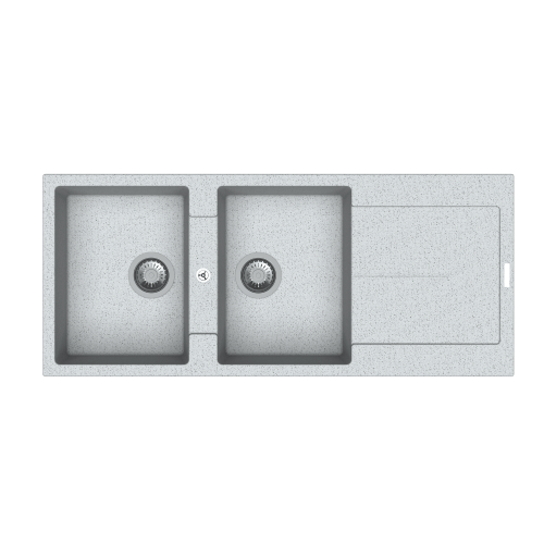 Carysil D200 Enigma Double Bowl with Drainer Kitchen sink