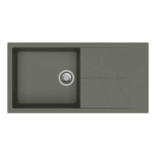 Carysil D100L Jazz Single Bowl with Drainer Kitchen sink