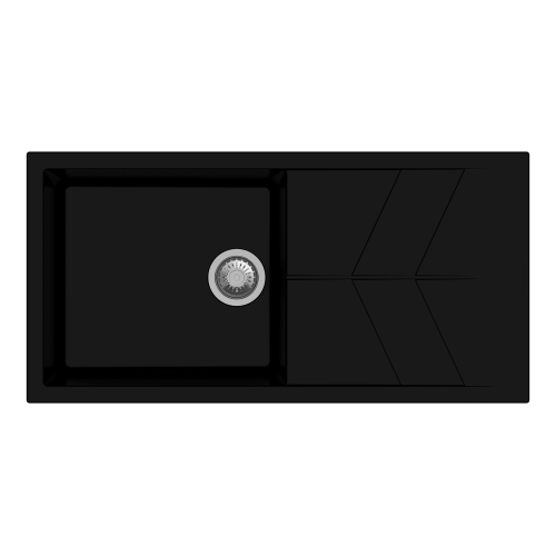 Carysil D100L Jazz Single Bowl with Drainer Kitchen sink