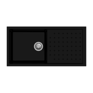 Carysil D100L Polo Single Bowl with Drainer Kitchen sink