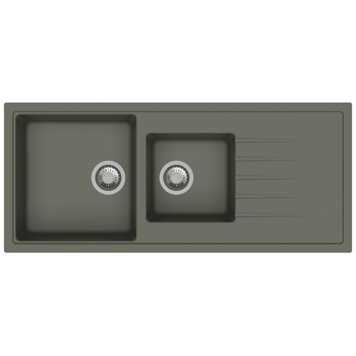 Carysil D200 Vivaldi Double Bowl Kitchen sink with Drainer