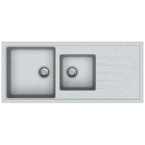 Carysil D200 Vivaldi Double Bowl Kitchen sink with Drainer