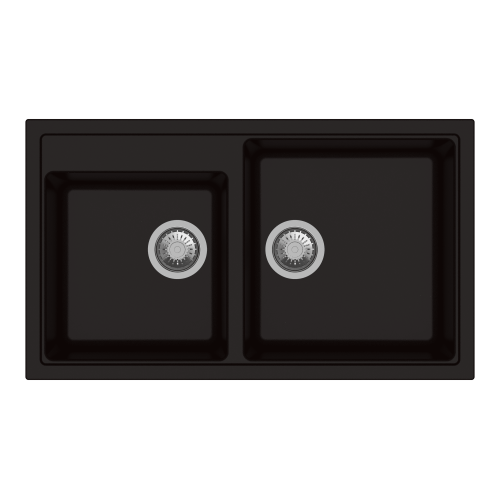 Vivaldi N200_Espresso-500x500 Carysil N200 Vivaldi Double Bowl Kitchen sink